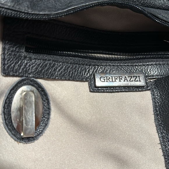 Griffazzi Genuine Leather Hobo Satchel Bag BNNT - Picture 11 of 16
